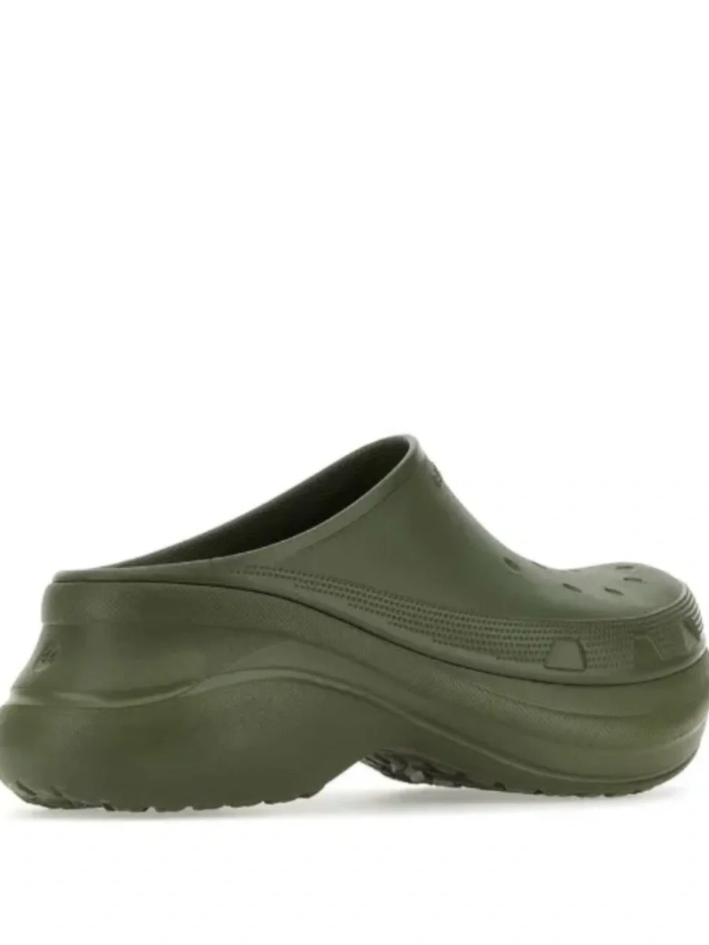 Balenciaga x Crocs logo-embossed slides